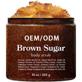 Aixin Private Label Organic Herbal Brown Sugar Face & Body Scrub-Whipped Gel Exfoliating Whitening for All Skin Types for Women