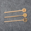 Eco-friendly Round Head Disposable Stirrers Wooden Coffee Stir Sticks With Custom Printing