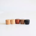 Custom Wood Perfume Cap 15mm Perfume Bottle Cap Ball Shape Perfume Cover Wooden Cap for Glass Bottle