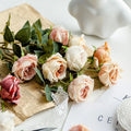 New Beauty Artificial Single Rose Wedding Flower Silk Rose Artificial Flower for Wedding Decoration