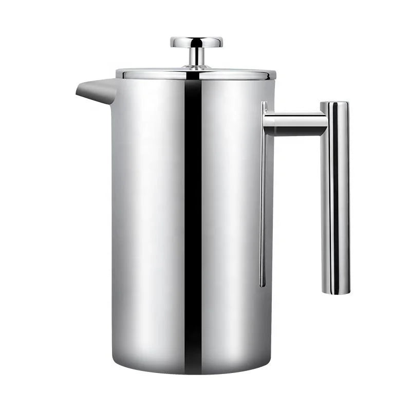 Popular Highly 304 Stainless Steel French Press Coffee and Tea Maker French Coffee Press Pot Tea Cup Tea Filter