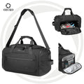 For 9709 Business Polyester Gym Bag Men Women Sports Duffle Backpack Zipper Closure Weekender Overnight Shoe Compartment Wet