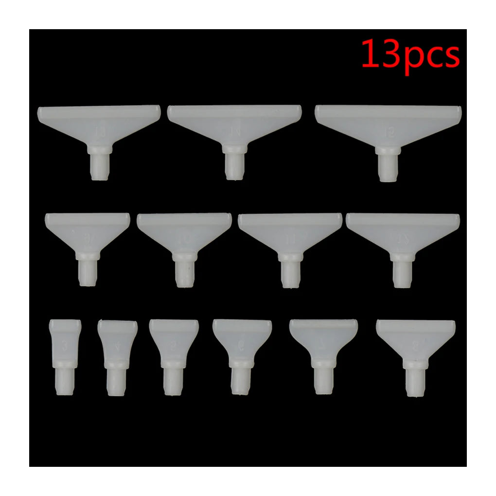 13Pcs Replacement Embroidery Point Drill Pen Heads for 5D Diamond Painting Cross Stitch Fixing Quick Tool DIY Crafts Supplies