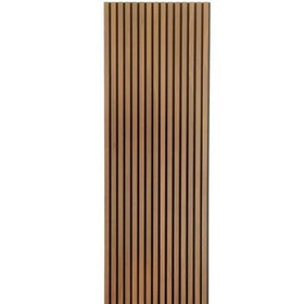 MDF Slat Acoustic Wall Panel Natural Wood Veneer Akupanel Soundproof Wood Slat Wall Panel
