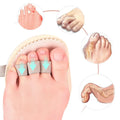 Toe Splint Hammer Toe Straightener Joint Realign Cushion Brace for Claw Curled Crooked Toe Metatarsal Support Loop Guard