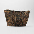 2023 Fashion Cow Print Bag Large Capacity Leopard Print Tote Canvas Bag