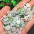 Parts and Accessories Jade a Goods Myanmar Jade Accessories 9Mm Color Jade Emerald Clasp Craft Accessories Wholesale