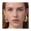 Water Proof Fashion Jewelry Earrings and Accessories Wholesale Bulk PVD Gold  Stainless Steel for Women Orecchini Gioielli Donna