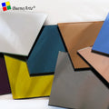 15X20CM 4mm Thick Water Resistant Glass Modern Art Mirror Sheets with Flat Surface for DIY Mosaic Works Room for Buenoarte