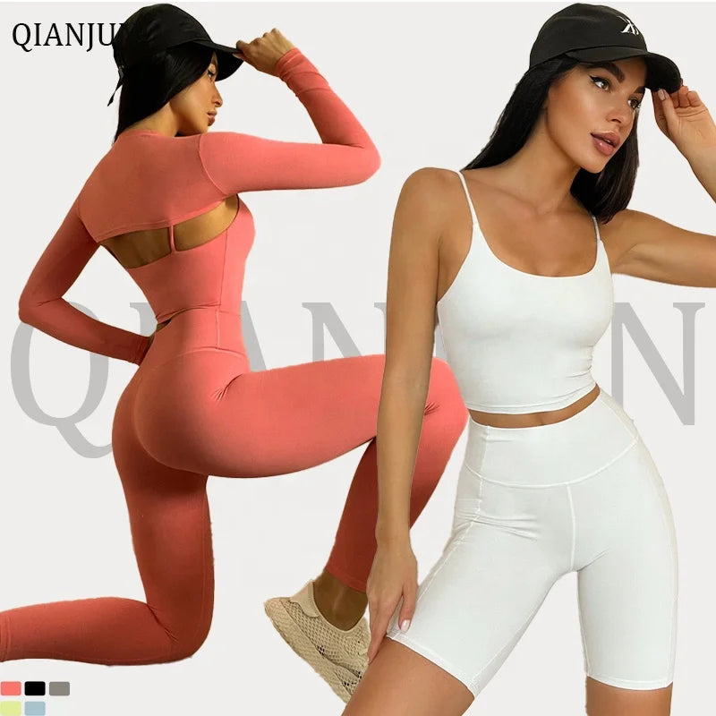 2024 Sports Apparel Ropa Deportiva Gym Outfit Yoga Sportswear Fitness Women Active Wear Set