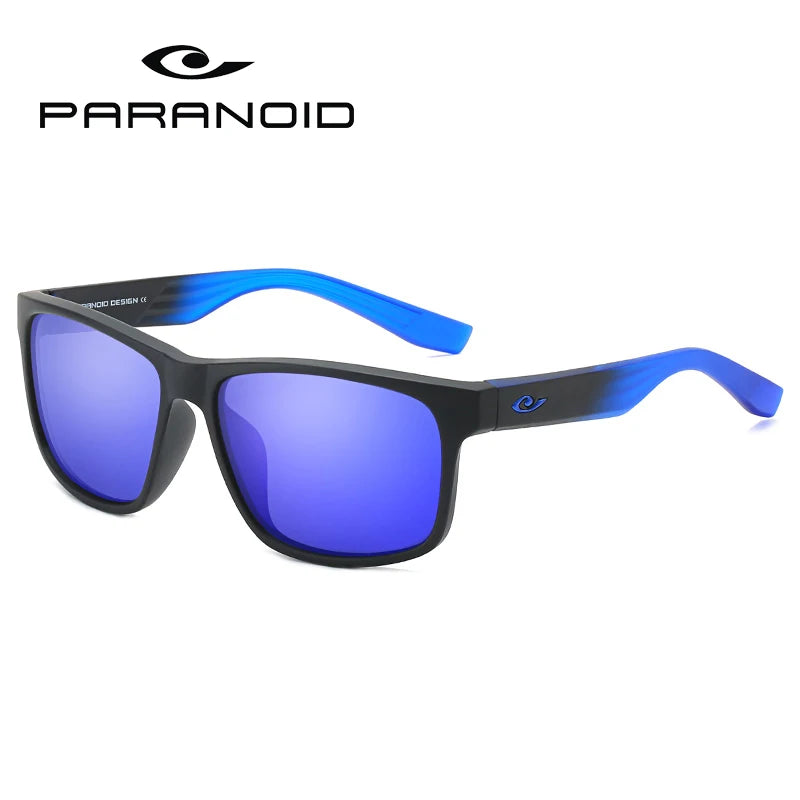 PARANOID Designer Sunglasses for Men Women Polarized UV400 Protection Custom Logo Wholesale Fake Sunglasses Blue White Gold