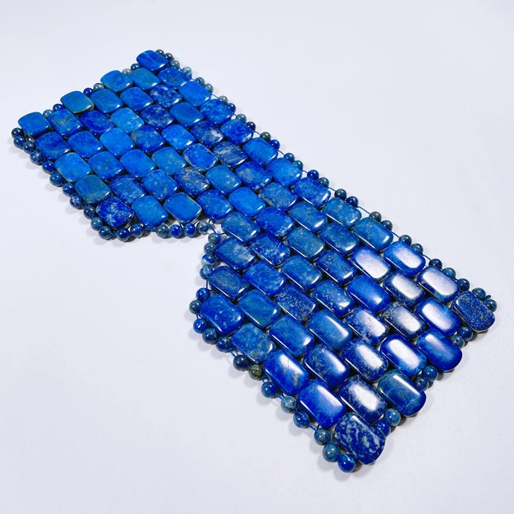 Huiying Private label anti wrinkle dark circle removal crystal natural lapis lazuli eye mask