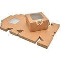 Cake Boxes with Window White Bakery Boxes Disposable Cake Containers Dessert Boxes