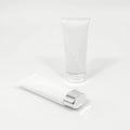 100ml White Plastic Cosmetic Flat Bottle for Skin Care for Serum Face Mask Lotion Packaging Soft and Gentle