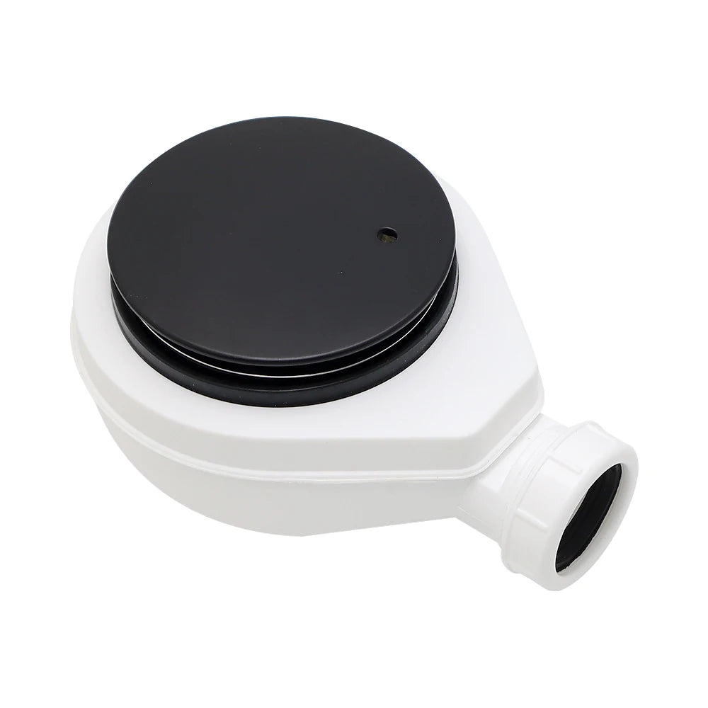 GUIDA 718002 71800202 New Style 115mm Black Cover Bathroom Plastic Shower Tray Drainer With Hair Catcher