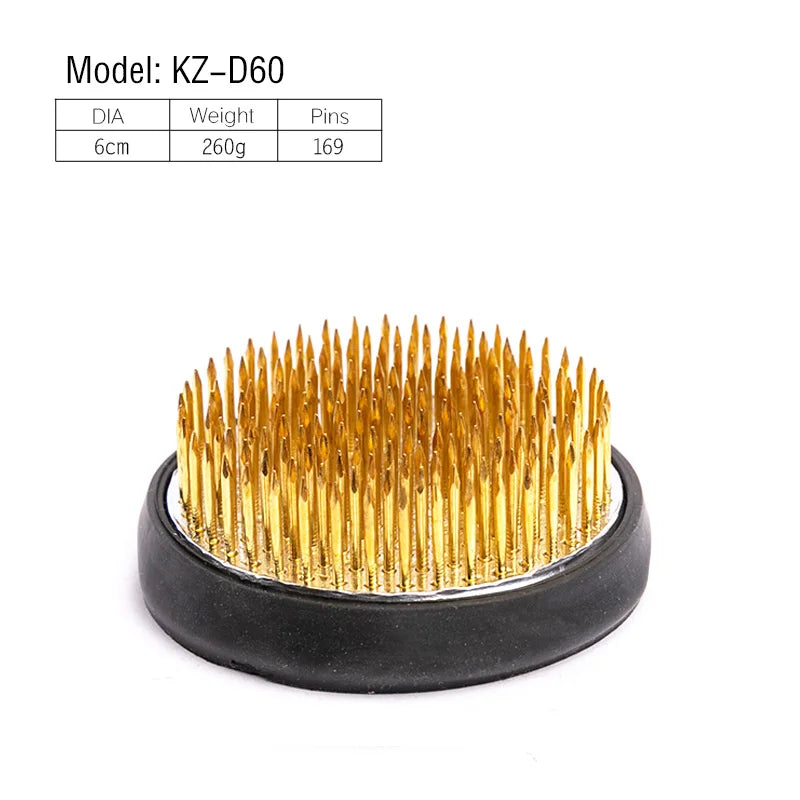 KZ-D60 Copper Pin Flower Arrangement Tools Ikebana Kenzan Made in China