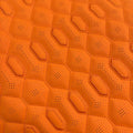 Microfiber PVC Leather Fabric with Embroidery Waterproof Embossed PU Leather for Decorative Car Seat Use