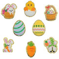 Easter Glitter Chenille Handmade Embroidery Iron on Patch Easter Egg Bunny Patch