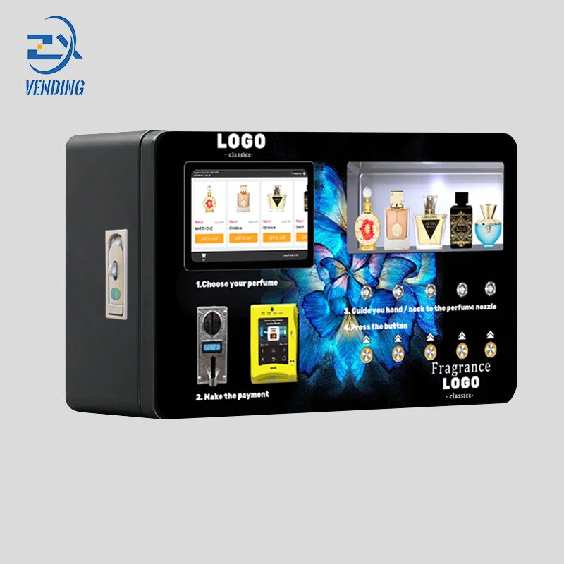 Code 10 New Men's Oils Perfume Vending Machine SDK Customizable Capacity Smart System Low Fragrance Multiple Payment Options