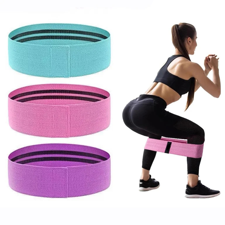 NQ SPORTS Workout Exercise Set Elastic Printed Workout Hip Lift Bands Custom Latex Wide Booty Bands Light Set for Yoga Fitness
