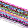 Wholesale Mermaid Crystal Glass Bead Strands Mystic Angel Aura Quartz Synthetic Moonstone for Jewelry Making