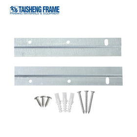 TS-K308 Heavy Duty 0.6MM Cleat Iron Zinc-Plated Steel Z Bar Hanger Strong Security Hooks-Length in 153MM
