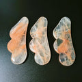 DIY Factory Hot Sale Hand Massage Tool Gua Sha Citrine Quartz Stone Board