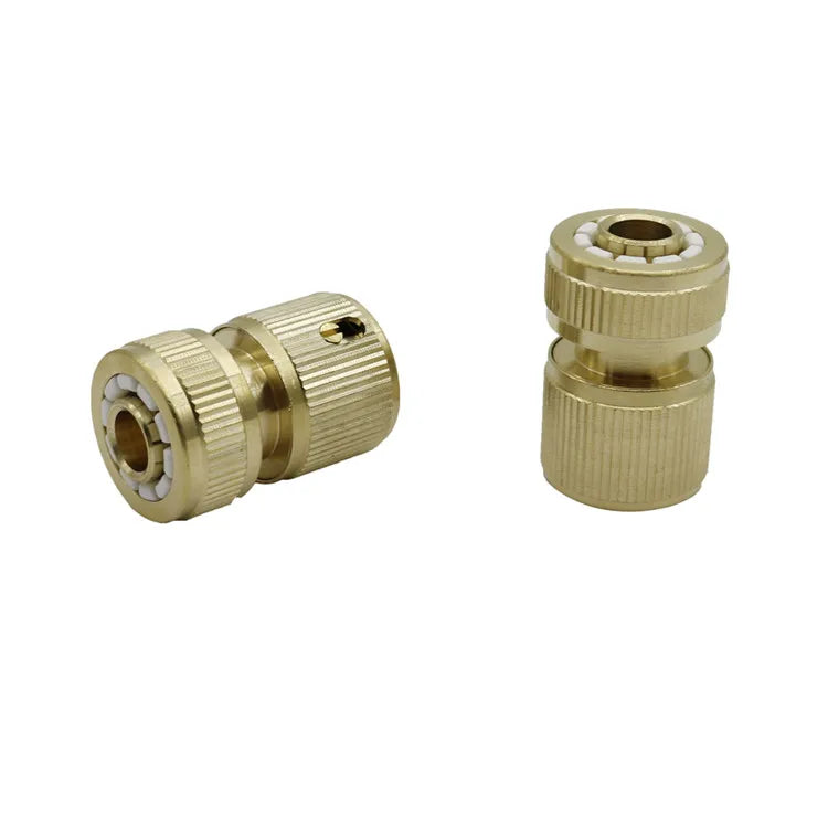 Irrigation Pipe Fittings Hose Adapter Flexible 1/2 Inch Brass Garden Hose Quick Coupling Connector