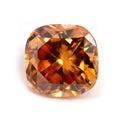 Factory Prices DVVS champagne Color Cushion Cut 0.06ct-6ct 1pcs Synthetic Loose Fancy Moissanite Diamond