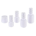 Wholesale Luxury Double Wall Empty Skincare Cosmetic White Acrylic Pump Sprayer Lotion Bottles Cream Jars Customizable Color