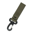TOPTACPRO 500D Cordura Nylon Tactical Clip Carabiners Tactical Belt Holder Keychains Hooks Utility Ring for EDC MOLLE Webbing