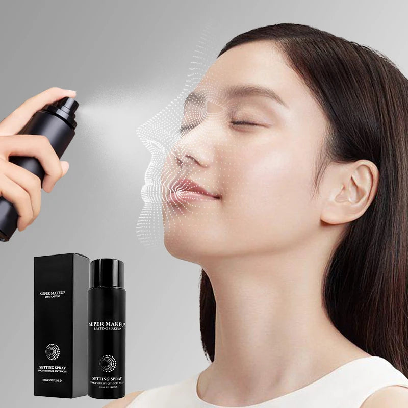 Wholesale Cosmetics Custom Logo Private Label Matte Sweat Proof Non Transfer Strong Makeup Setting Spray Waterproof