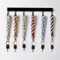 Custom New Pastoral Style Bracelet Keychain Pendant Hand Woven Cotton Rope Wristband Rechargeable Feature Cat Wholesale