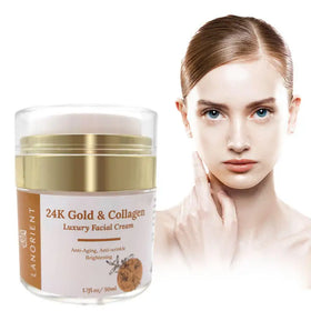 24k Gold Moisturizing Facial Skin Care Products Collagen Beauty Anti Wrinkle Face Cream Korean Cosmetics Skincare
