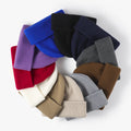 Wholesale High Quality Fashion Cuffed Knitted Acrylic Warm Beanies Custom Logo Various Dots Bows Characters Plaid Business