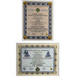 Zimbabwe Great Myrillion Containers Certificate 10 ^ 30003 Zimbabwe Paper Notes Scrolls Money UV with Serial Number Collectibles