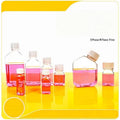 Media Bottle 50Ml 60Ml 250Ml 500Ml 1000Ml Square Pet Petg Laboratory Plastic Micro Sterile Culture Reagent Media Storage Bottle