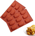 Heat-resistant 9 Cavity Silicone Madeleine Cake Molds Shell Shape Silicone Biscuit Mold Baking Cake Pan