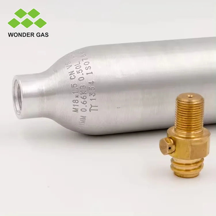 0.6L Soda Stream CO2 Cylinder Refillable 425g Co2 Cylinder for Beverage Soda Cylinder