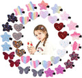 Wholesale Bulk Bows Sequins Heart Star Cute Kids Butterfly Hair Clips for Girls Hair Ribbon Bow Hair Accessories