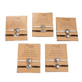 AA01058 Softball Basketball Football Volleyball Baseball Soccer Charm Men Lady Cotton Cord Bracelet for Women