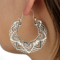 CAOSHI Ethnic Style Vintage Dangle Earrings for Women Bohemian Temperament Handmade Statement Earrings Jewelry