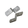Heavy Duty Universal 13*37mm Z-shaped Iron Silver Zinc Plated Connector Fastener Triangle Right Corner Brace Picture Bracket