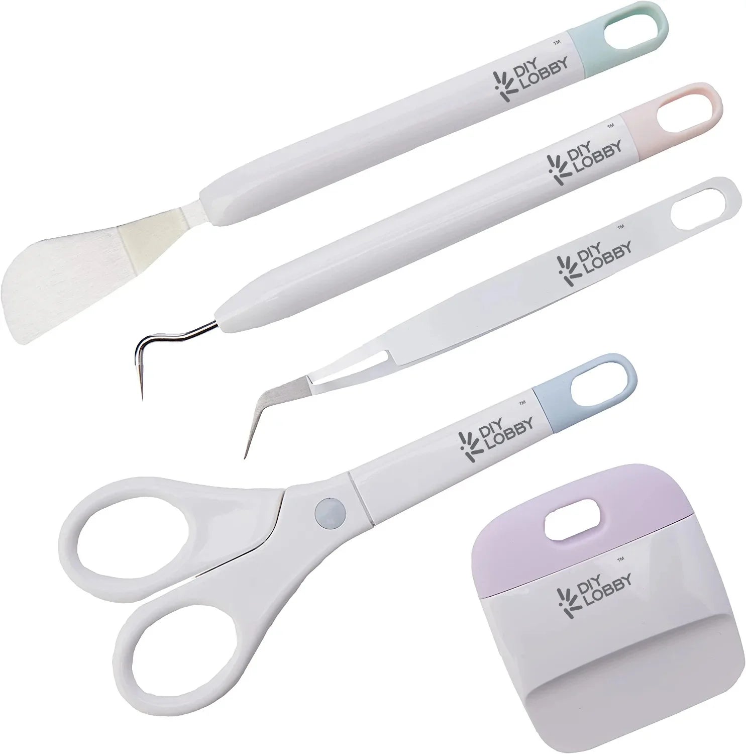 Diylobby Basic Tool Set Craft Weeding Vinyl Cardstock Crafting Tools Kit for /Silhouette/Siser/Oracal 631 651 751 Vinyl