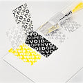 Waterproof Tamper-proof Custom Stickers with Barcode Anti-counterfeiting Security Void Labels for Product Sealing