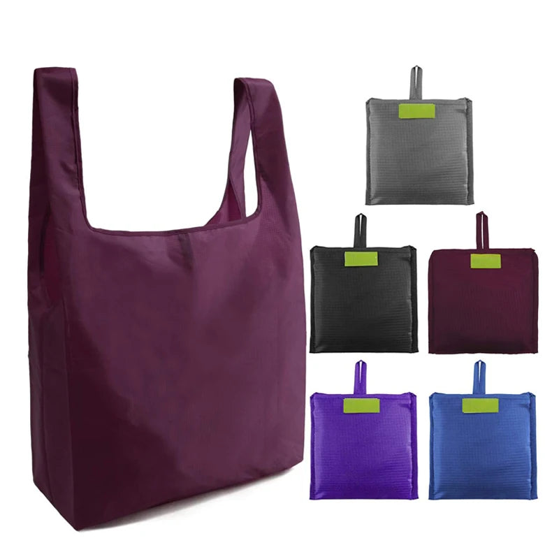 Wholesale Portable 33cm 210d Oxford Custom Thank You Shopping Tote Bag Foldable Promotional Grocery Bag