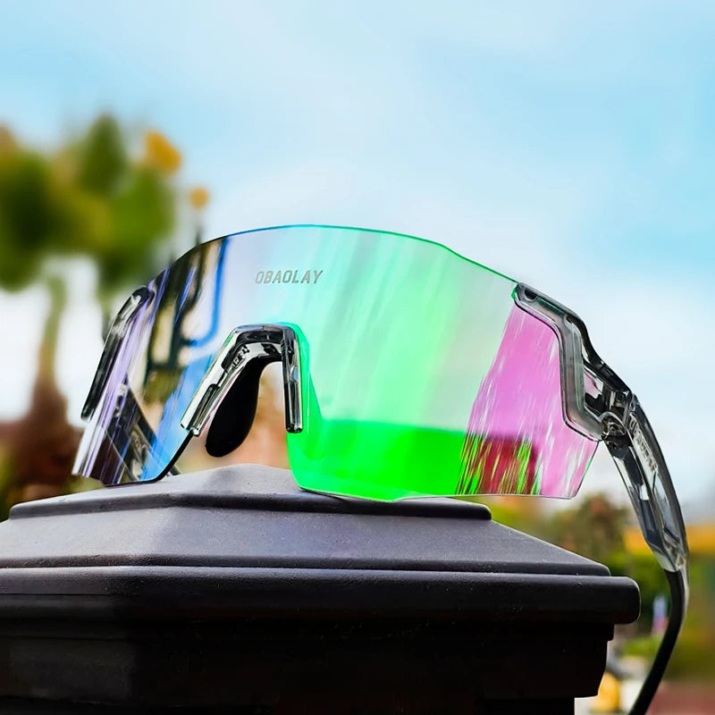 2025 Obaolay Super Light Man Mountain Bike Sport Sunglasses MTB Cycling Eyewear Women UV400 Photochromic Bicycle Cycling Glasses