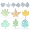 YS Maple Leaf Silicone Molds Epoxy Resin Molds Casting Coaster DIY Coasters Mould Jewelry Making Tools Make Handmade Jewelry