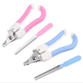 Curved Security Double Locking Clasp Stainless Steel Grooming Nail Clipper Scissors