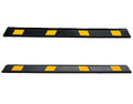 165cm / 183cm Heavy Rubber Reflective Car Stopper REFLECTIVE Speed Bump Packing Lot  Wheel Stopper Ramp